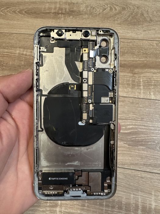 Carcasa iPhone X alb, full flex