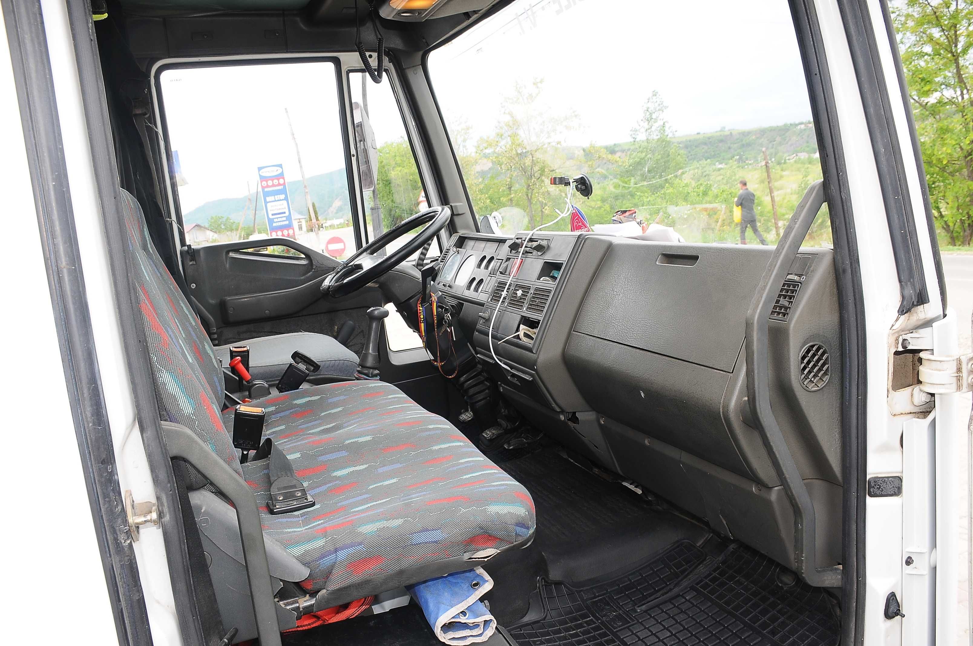 IVECO EuroCargo 100E15 an 11/1999 camion basculabil + macara Palfinger