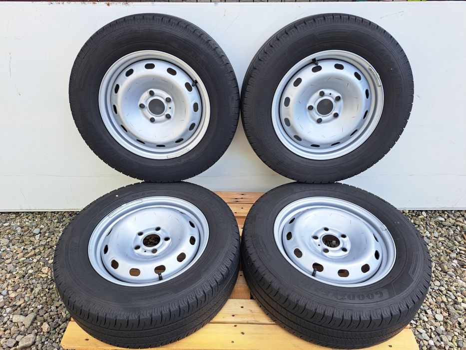 Jante + Anvelope 215/65R16C Goodyear Efficent Grip + Senzori Presiune