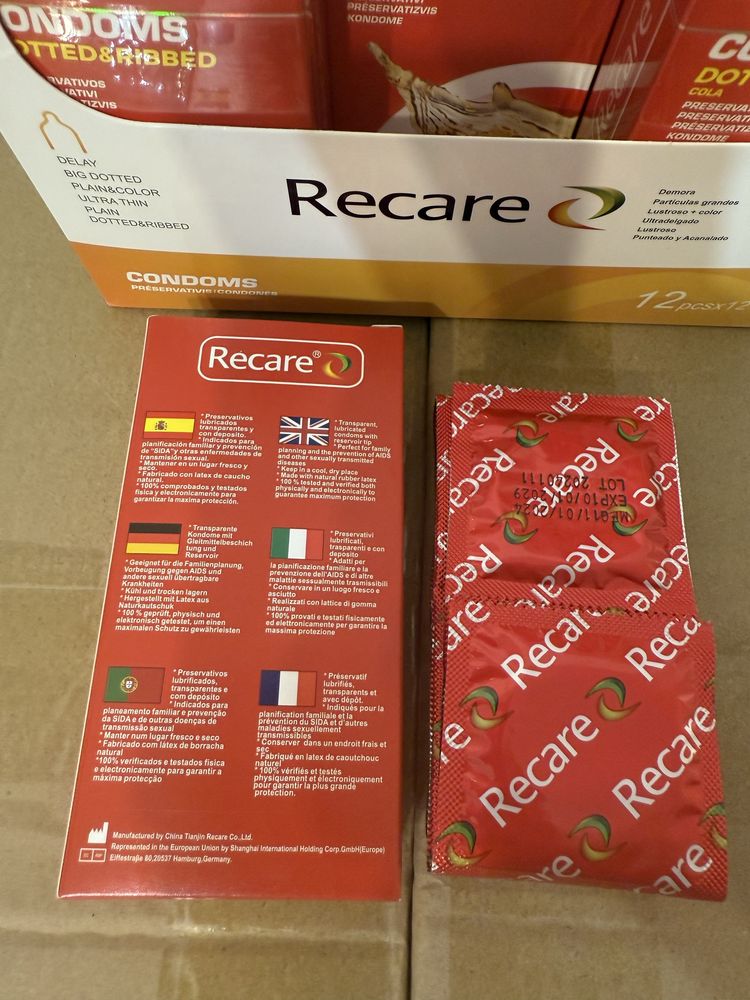 Set 144 prezervative Recare Dotted and Ribbed Cola, Durex, Love