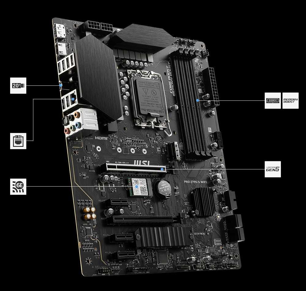 MSI Pro Z790-S wi-fi для серёзных дел