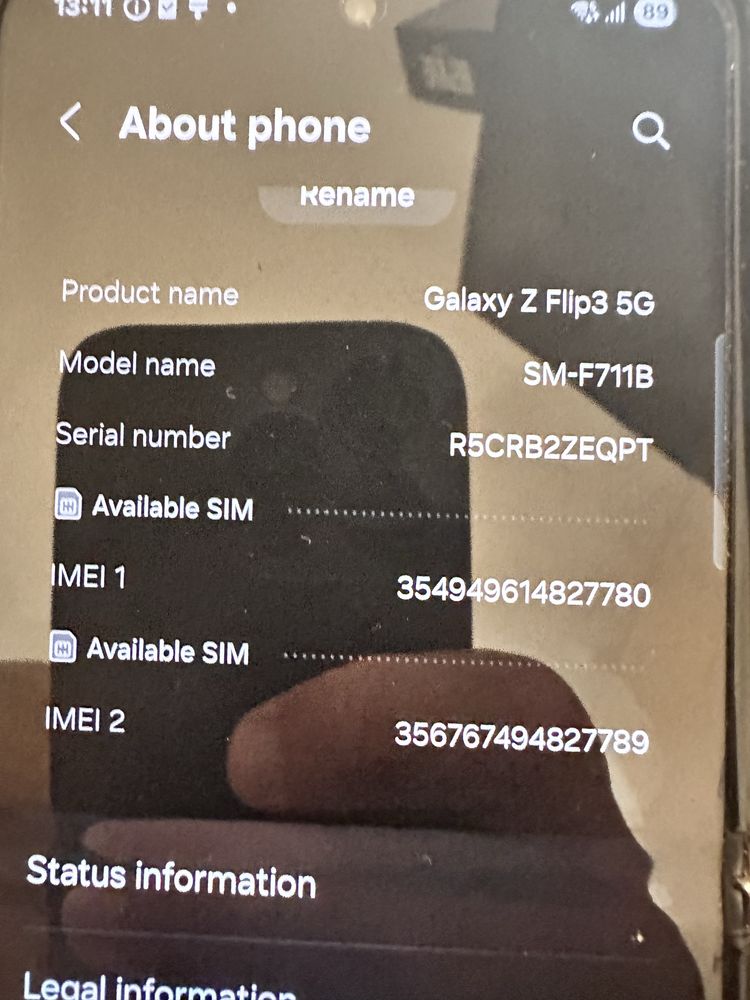 Samsung Galaxy Z flip 3