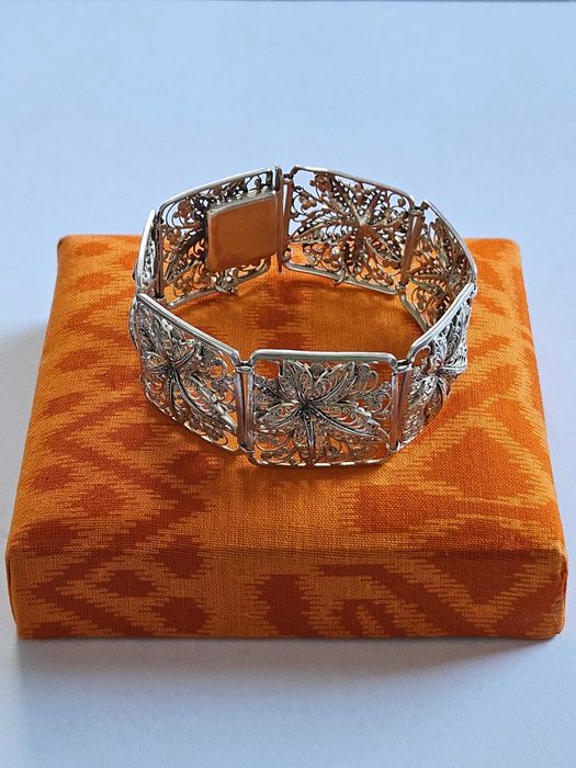 Филигранна гривна СРЕБРО 800