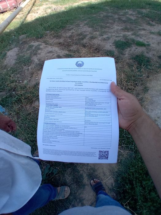 Toshkent tumani abdurahmonda 25 sutu fasat 60*42 ichkarisiga uglavo'y