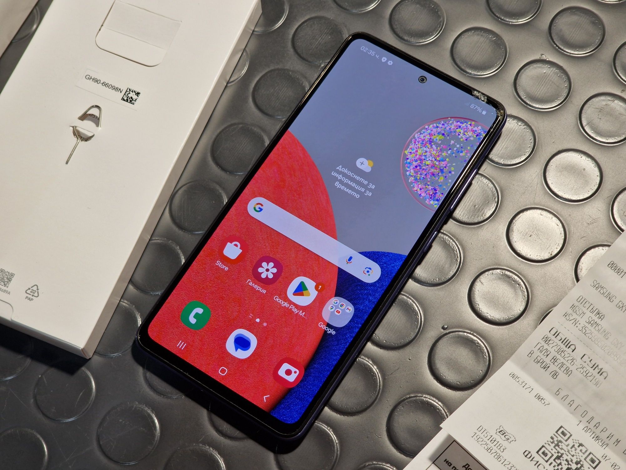 Samsung Galaxy A52S 5G с проблем в тъч скрийна