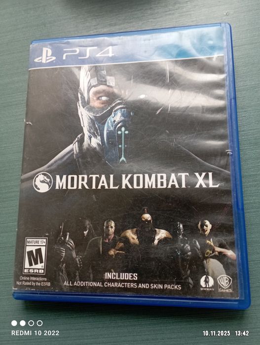 Продам mortal kombat x на ps 4 рабочий в хорошем состоянии