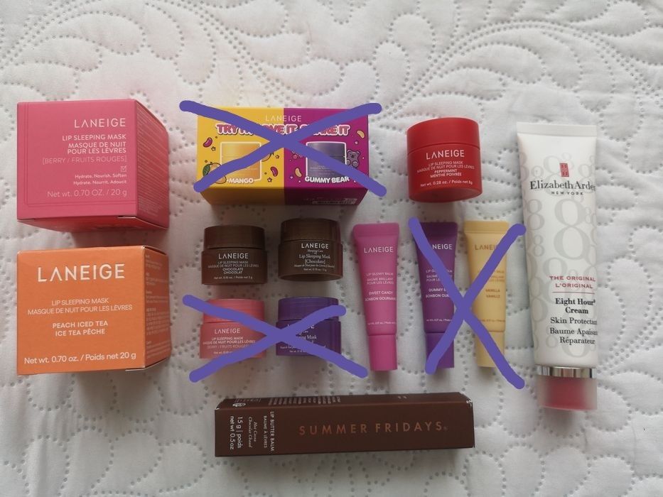 Балсами за устни Laneige/Summer fridays/Elizabeth Arden