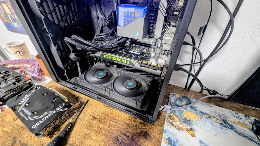 Vând două plăci video – pentru piese sau reparație Nvidia AMD GPU