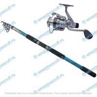 Lanseta telescopica Atafu Carp 3,6 m si mulineta FS 5000