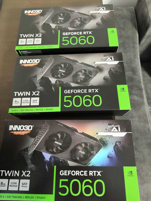 Nvidia RTX 5060 NOUA si SIGILATA,8 gb Gddr7 Inno3D Twinx2