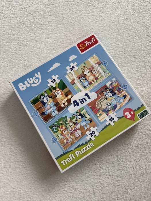 Set puzzle Bluey si Paw Patrol 4+