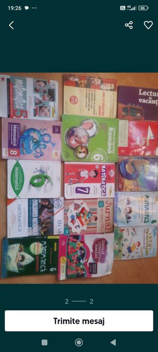 Culegeri și manuale auxiliare 8 buc 50 lei