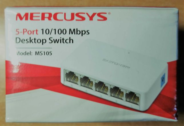 Internet Switch 10/100Mbps Mercusys MS105 || ambalaj original