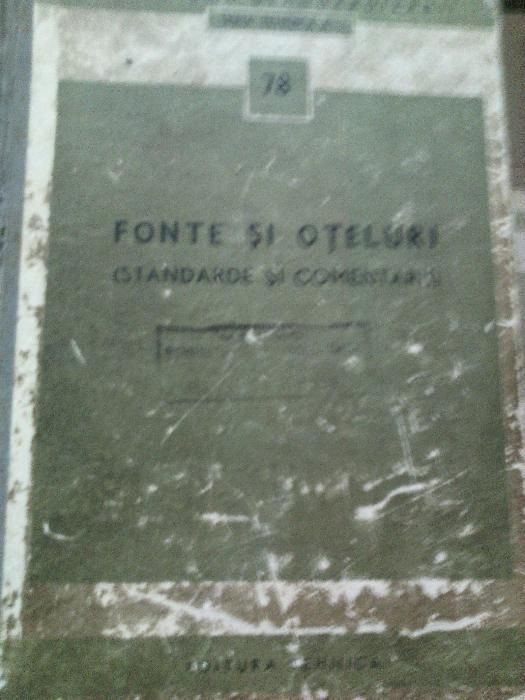 Fonte si oteluri (standarde si comentarii) - 1973