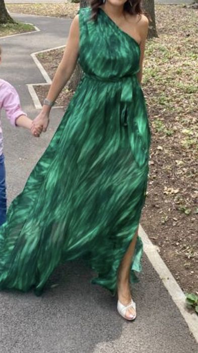 Rochie verde de seara Lynne