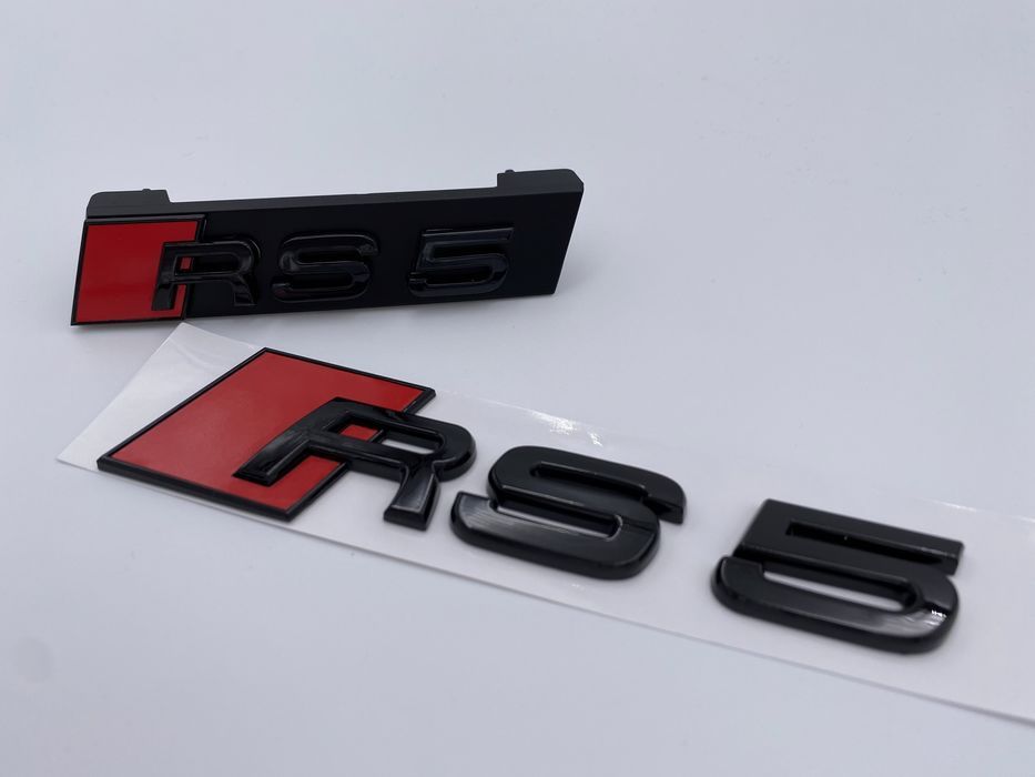 Set embleme Audi RS 5 negru