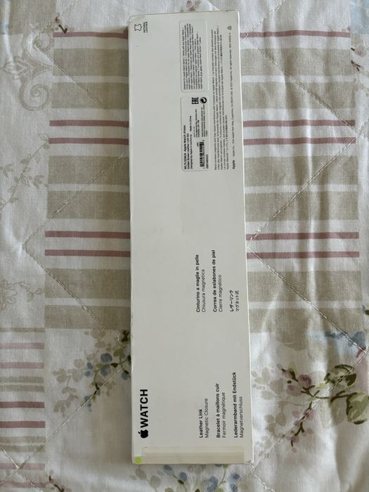 Curea/Bratara Apple watch 41m golden brown lether link m/l