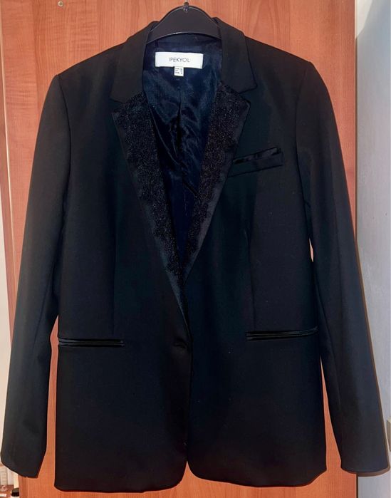 Sacou negru elegant Ipekyol