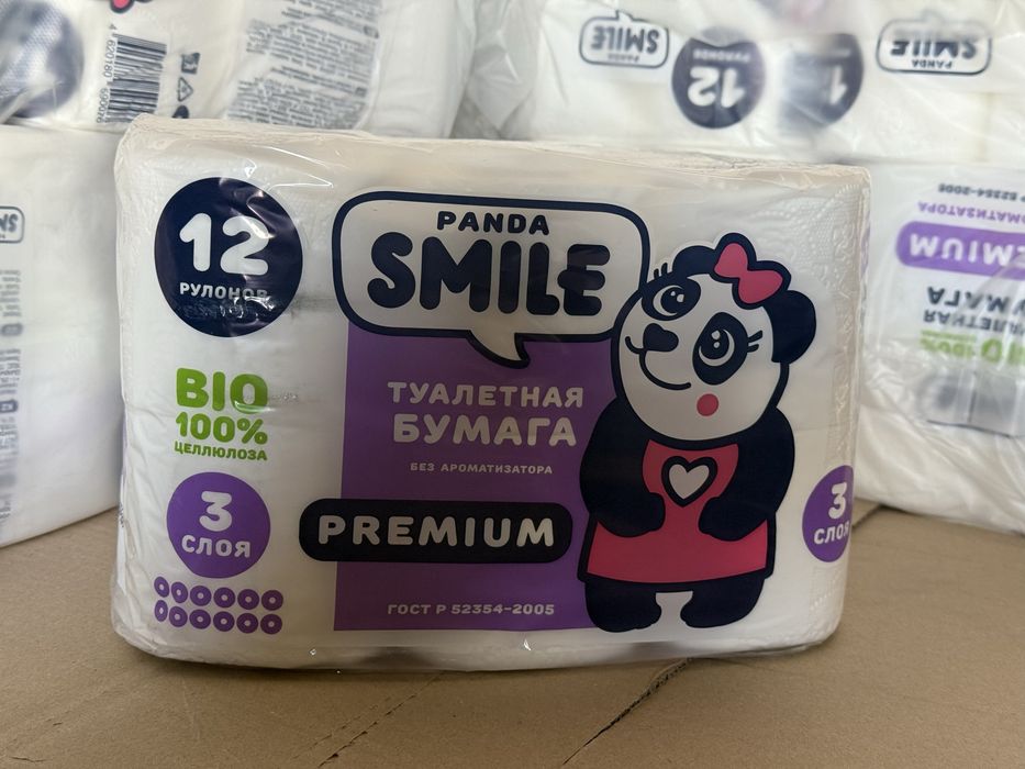 Туалетная бумага 3сл 12 рул Panda
