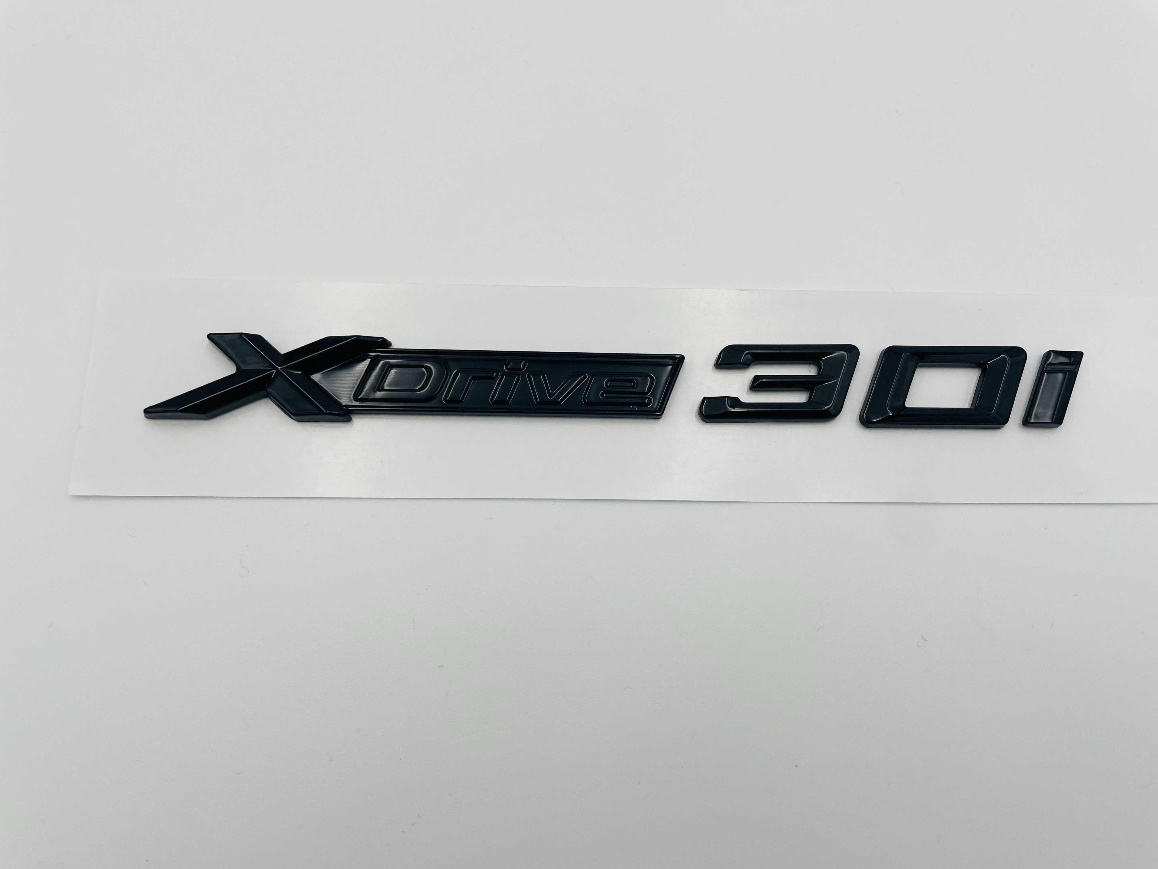 Set embleme compatibile BMW X5 x-drive 30i negru