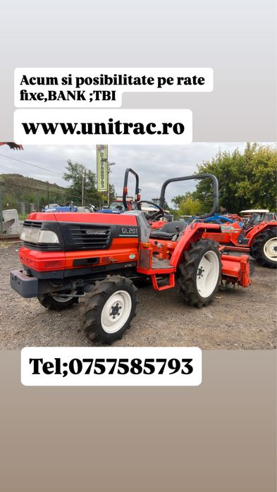 Tractoras traktor mic japonez kubota gl2001 yanmar iseki mitsubishi