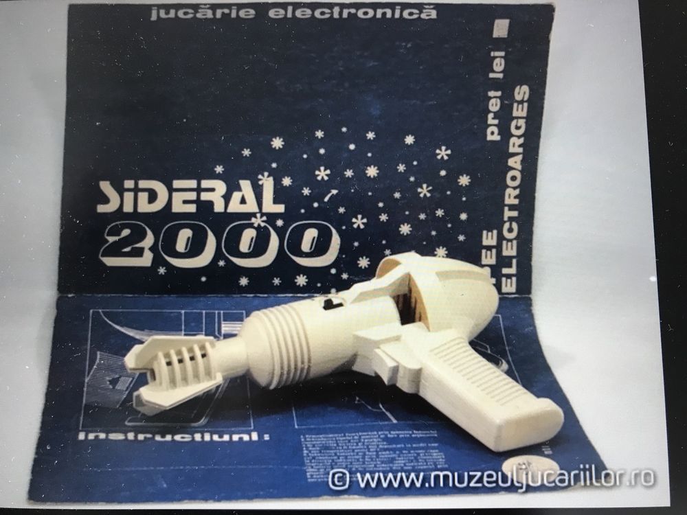 Pistol jucarie sideral 2000 comunist RARITATE