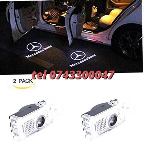 Proiectoare Logo Mercedes Portiera  Led Laser emblema sigla Holog