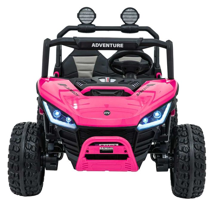 UTV electric pt copii cu 2 locuri Buggy Speedy 4x4 24V 350W (3558) Roz