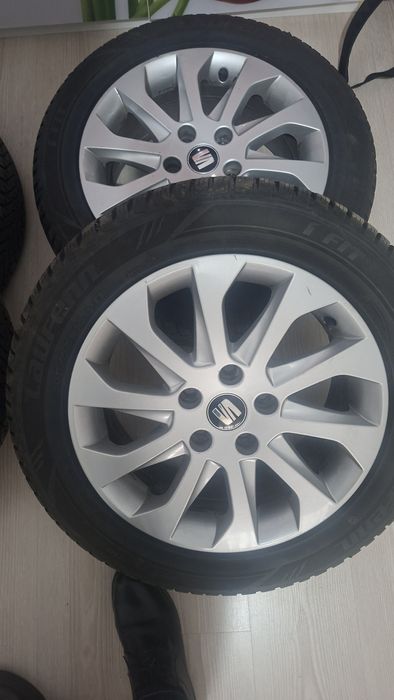 Jante 5x112 R16 cu anvelope iarna noi