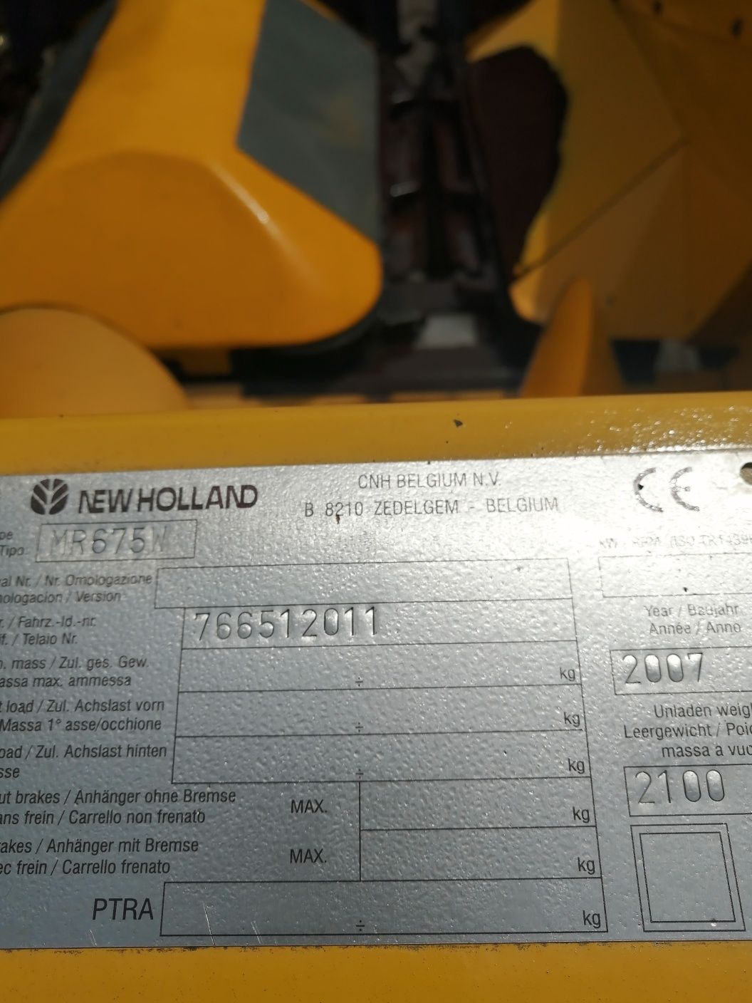 Heder masa de porumb New holland 6 randuri