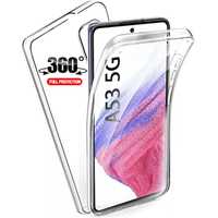 Прозрачен 360° Градуса Кейс за Samsung Galaxy A53 5G Супер Защита