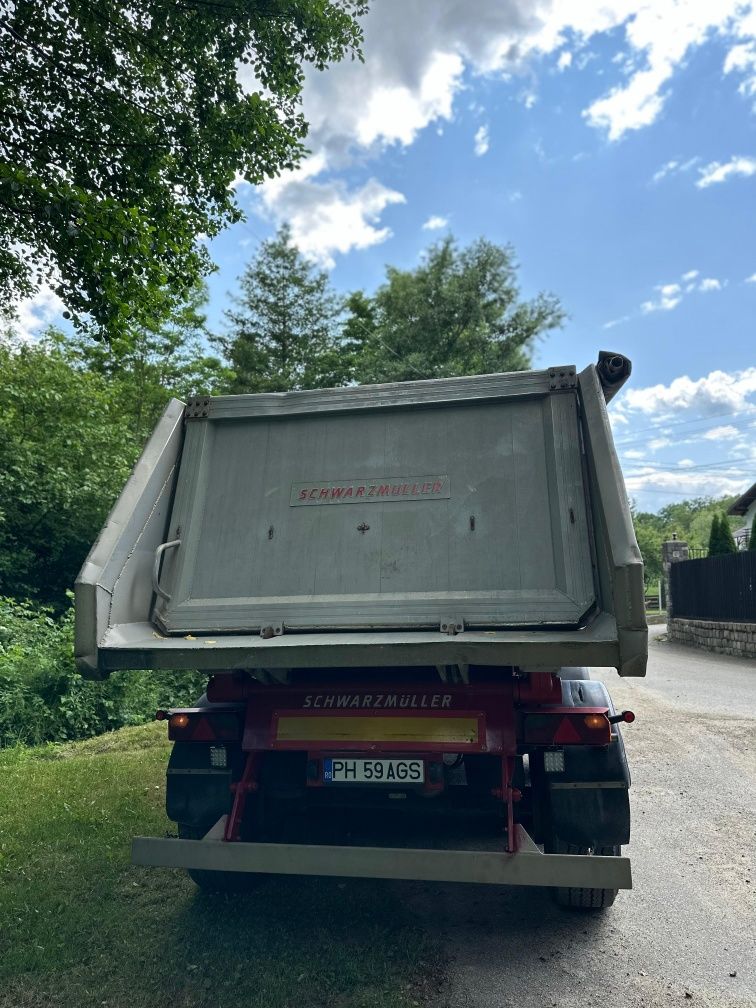 Vand, schimb(doar cu man tgx eev) Semiremorca Schwartzmuller in stare
