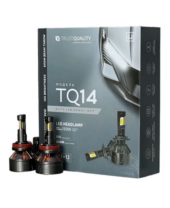 Светодиодный лед лампочка TQ H4 новая