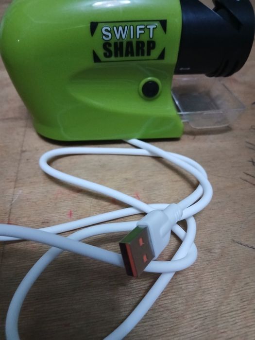 Elektr Pichoq o'tkirlagich charx точилка USB zaryadchik  kabelda ishla