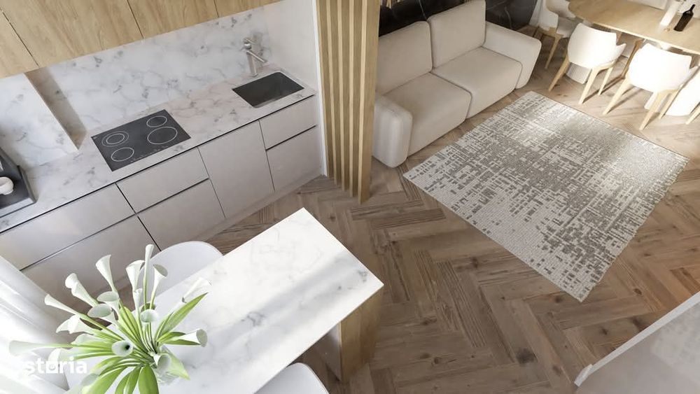 Metrou Berceni - Studio transformabil in 2 cam 50 mp in constructie