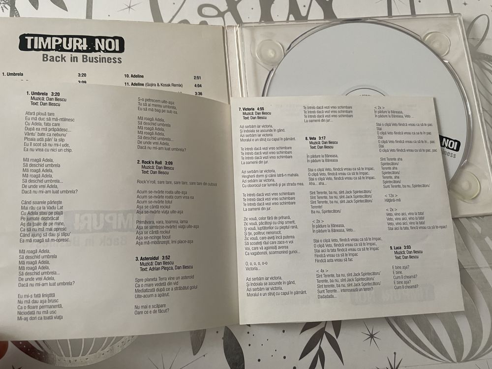 Cd original TIMPURI NOI - Back in business 2006 Muzica Rock
