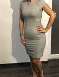 Rochie gri eleganta