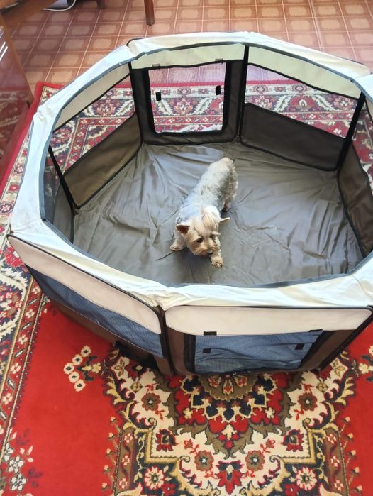 Манеж сборный для собачки