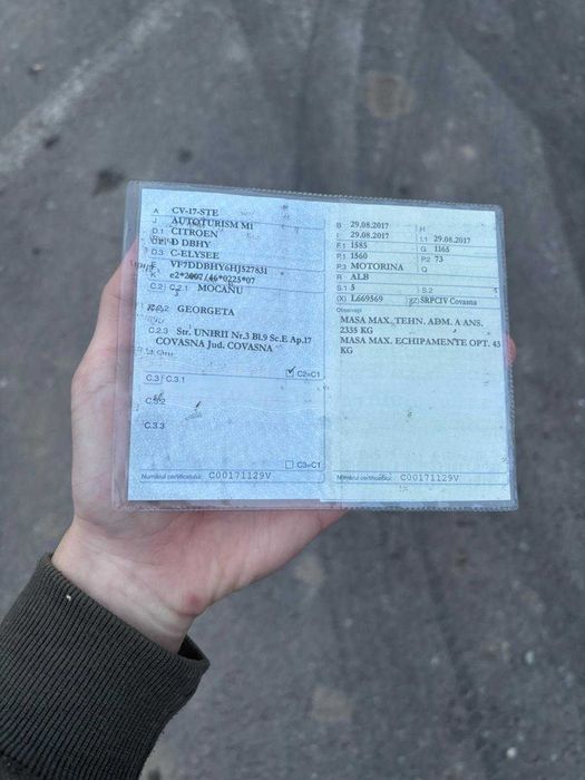 Vand Citroen C-ELYSEE