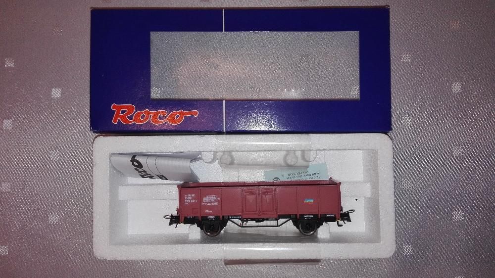 Vagon CFR gondola Esx provenit din Roco 56277 HO