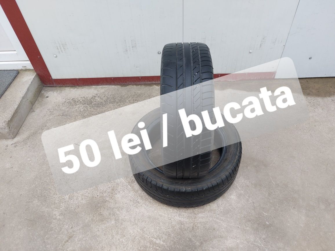 50 lei bucata! Doua anvelope de vara 195 50 16 Continental