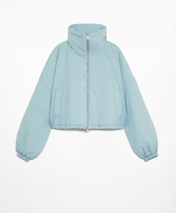 Яке Ойшо- FELLEX® AEROGEL padded crop bomber jacket OYSHO
