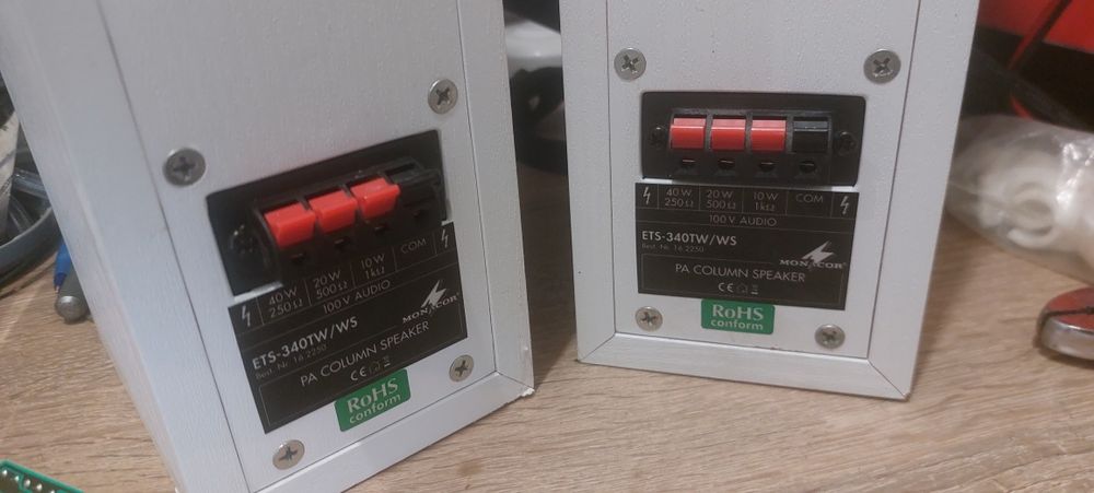Difuzor profesional  Monacor  ETS-340TW/WS