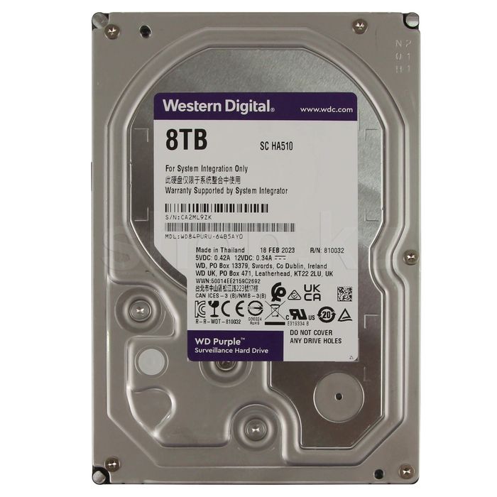 Жесткий диск WD Purple 8TB