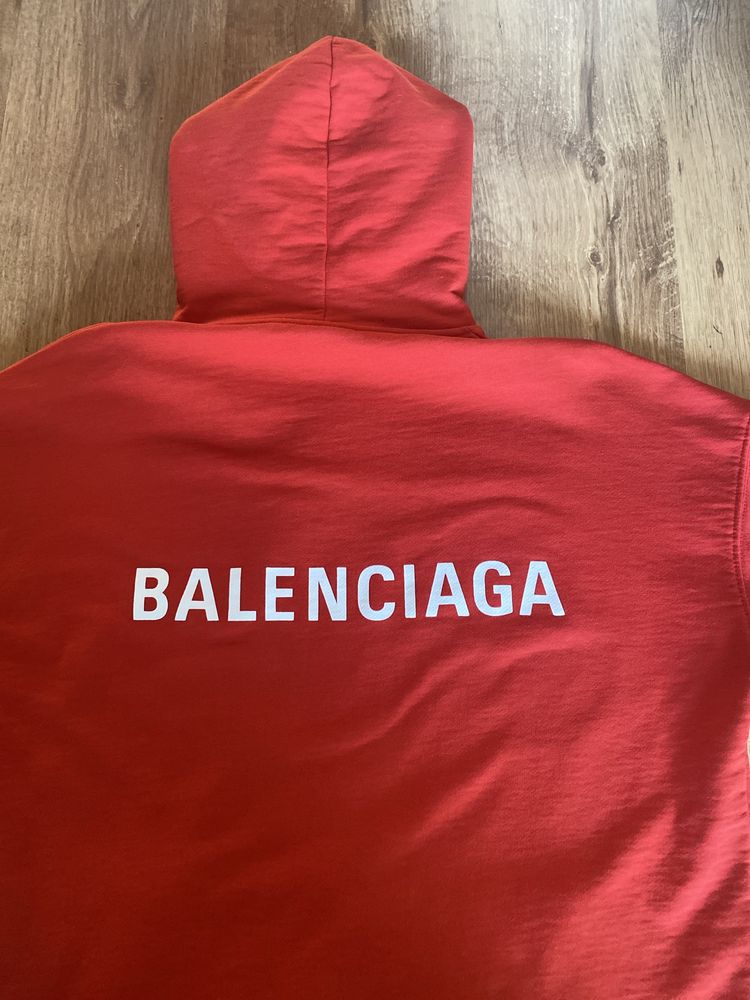 Худи-Balenciaga Red