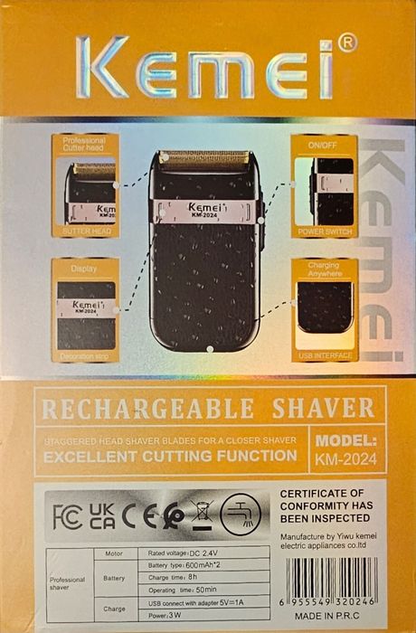 Aparat de ras electric Kemei KM-2024.