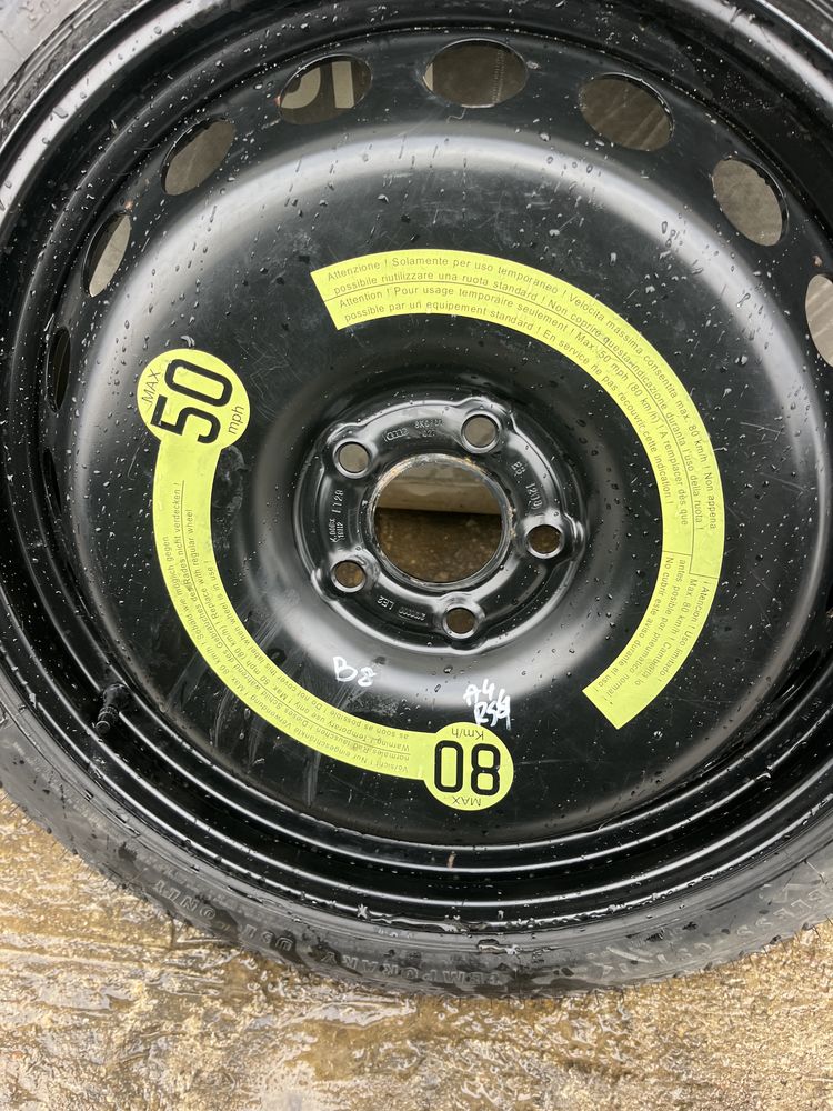Резервни,бандажна гума 5x112 19 Audi 2бр