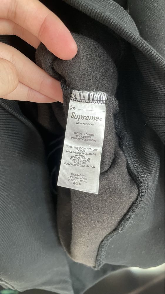 Supreme oblique logo hoodie hanorac