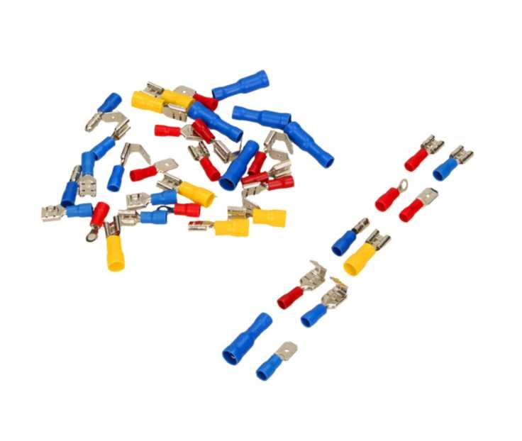 Комплект клещи за кримпване и кабелни обувки 100 бр.