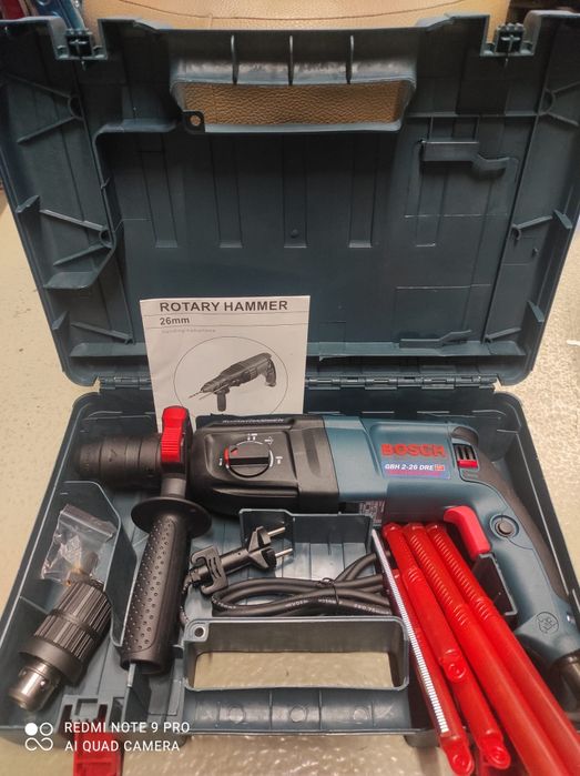 Bormașină BOSCH 1200w gbh 2-26 DRE ciocan rotopercutor 2 x mandrine